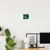 Pakistan Flaggenplakatdruck Poster (Heimbüro)