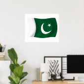 Pakistan Flaggenplakatdruck Poster (Heimbüro)