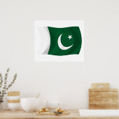 Pakistan Flaggenplakatdruck Poster (Küche)
