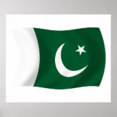 Pakistan Flaggenplakatdruck Poster (Vorne)