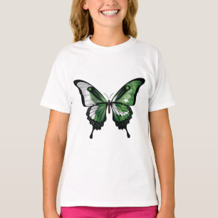 Pakistan Frack Butterfly Flag T-Shirt