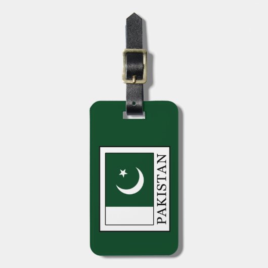 Pakistan Gepäckanhänger (Vorderseite vertikal)