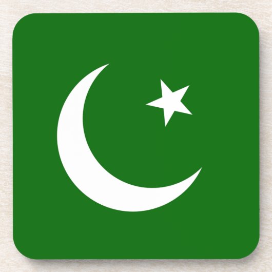 Pakistan Getränkeuntersetzer (Vorderseite)