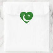 Pakistan Herz-Aufkleber (Tasche)