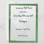 Pakistan illustrierte Reisekarte. Einladung (Rückseite)