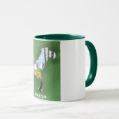 Pakistan illustrierte Reisekarte. Tasse (VorderseiteRechts)