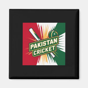 Pakistan-Kricket-Trikot Kricket-Flagge Pakistans 1 Magnet