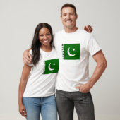 Pakistan-Landesflaggetextname T-Shirt (Unisex)