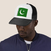 Pakistan-Landesflaggetextname Truckerkappe (Beispiel)