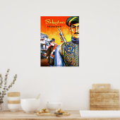 Pakistan, Lötkräfte aus Peshawar, Jahrgangsreisen Poster (Küche)
