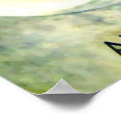 Pakistan, Mädchen aus dem Hunza-Tal, Jahrgangsreis Poster (Ecke)