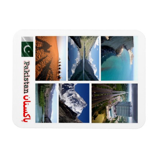 Pakistan - Mosaik - Magnet (Horizontal)