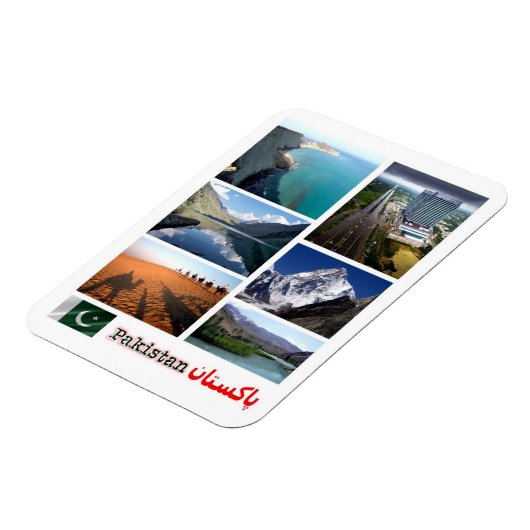 Pakistan - Mosaik - Magnet (Linke Seite)