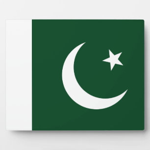 Pakistan - pakistanische Flagge Fotoplatte