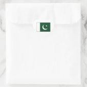 Pakistan - pakistanische Flagge Herz-Aufkleber (Tasche)