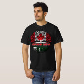 Pakistan pakistanische kanadische Treuhandflagge T-Shirt (Vorne ganz)