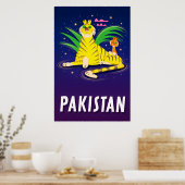 Pakistan-Plakat Poster (Küche)