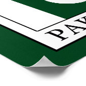 Pakistan Poster (Ecke)