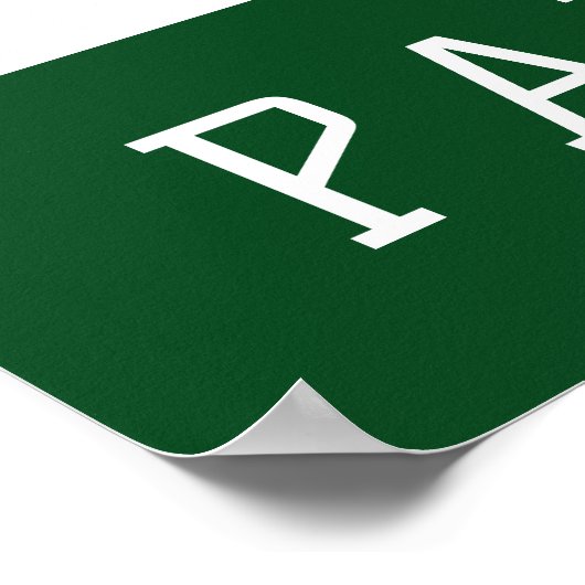 Pakistan Poster (Ecke)