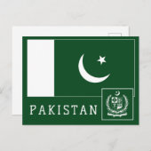 Pakistan Postkarte (Vorne/Hinten)