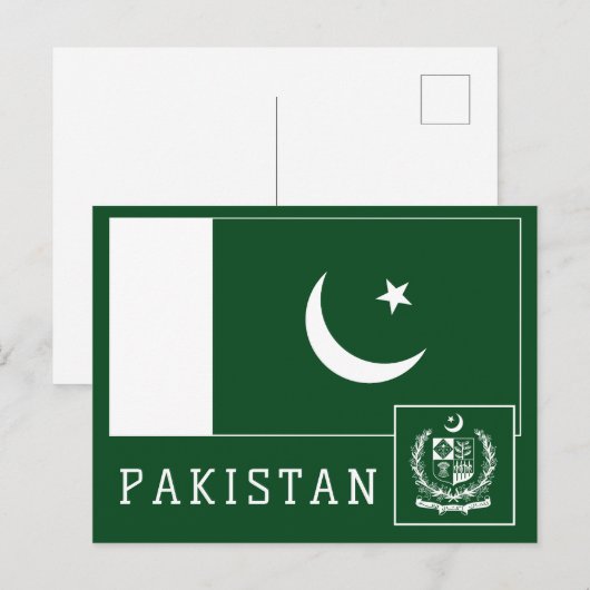 Pakistan Postkarte (Vorne/Hinten)