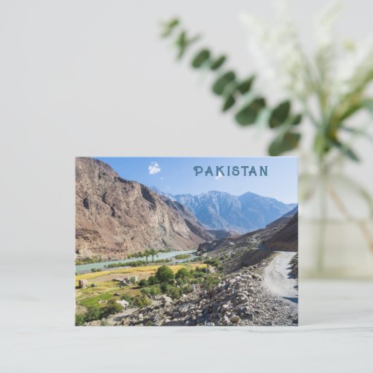 Pakistan Postkarte (Stehend Vorderseite)