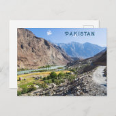 Pakistan Postkarte (Vorne/Hinten)