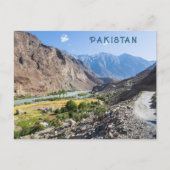 Pakistan Postkarte (Vorderseite)