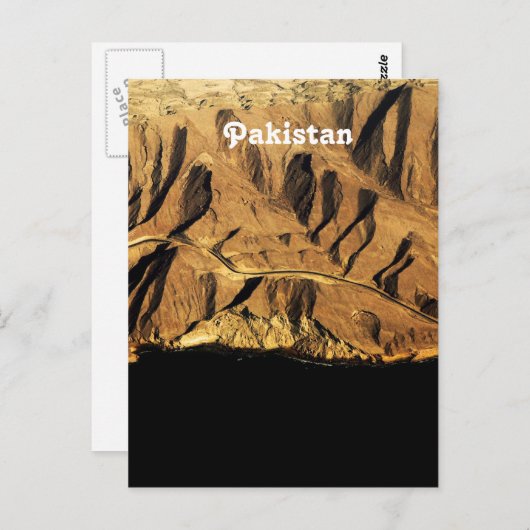 Pakistan Postkarte (Vorne/Hinten)