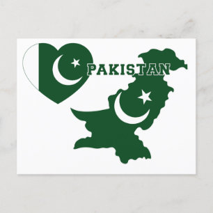 Pakistan Postkarte