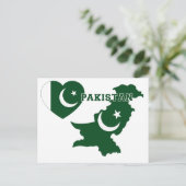 Pakistan Postkarte (Stehend Vorderseite)