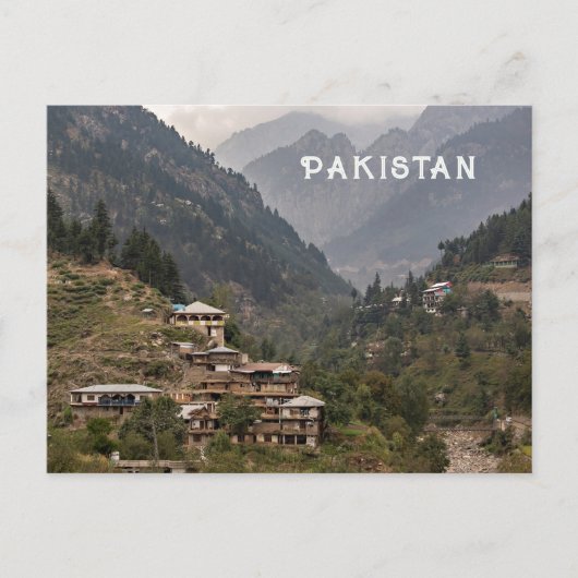 Pakistan Postkarte (Vorderseite)