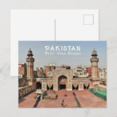 Pakistan Postkarte (Vorne/Hinten)