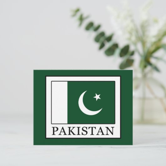 Pakistan Postkarte (Stehend Vorderseite)