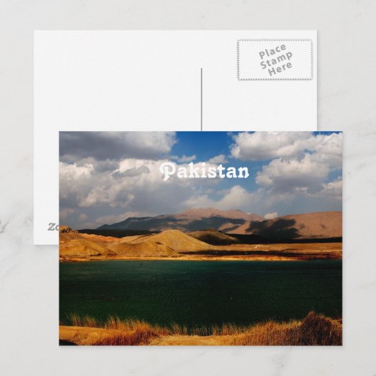 Pakistan Postkarte (Vorne/Hinten)