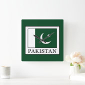 Pakistan Quadratische Wanduhr (Zuhause)