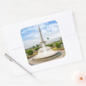 Pakistan Quadratischer Aufkleber (Umschlag)