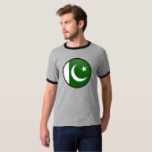 Pakistan-Qualität Flaggen-Kreis T-Shirt (Vorne ganz)