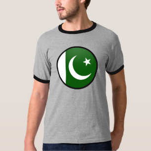 Pakistan-Qualität Flaggen-Kreis T-Shirt
