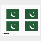 Pakistan Rechteckiger Aufkleber (Blatt)