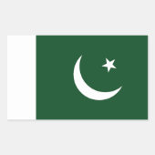 Pakistan Rechteckiger Aufkleber (Vorderseite)