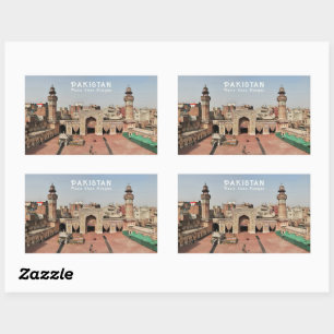 Pakistan Rechteckiger Aufkleber