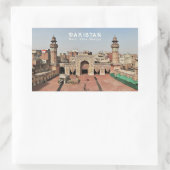 Pakistan Rechteckiger Aufkleber (Tasche)