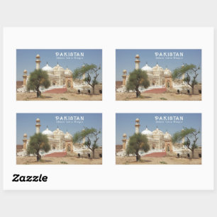 Pakistan Rechteckiger Aufkleber