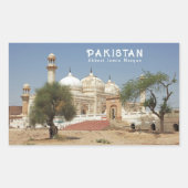 Pakistan Rechteckiger Aufkleber (Vorderseite)