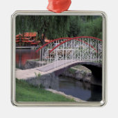 Pakistan, Region Skardu. Shangri-La-Lodge Silbernes Ornament (Vorne)