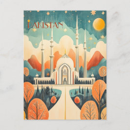 Pakistan Reisen Postkarte