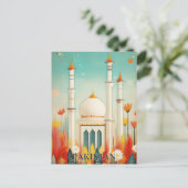 Pakistan Reisen Postkarte (Stehend Vorderseite)