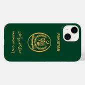 Pakistan Reisepass Print Souvenir Case-Mate iPhone Hülle (Rückseite (Horizontal))