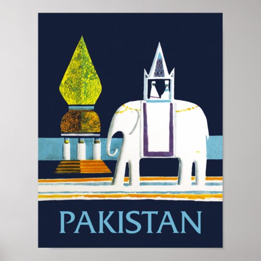 Pakistan Reiseplakat Poster (Vorne)